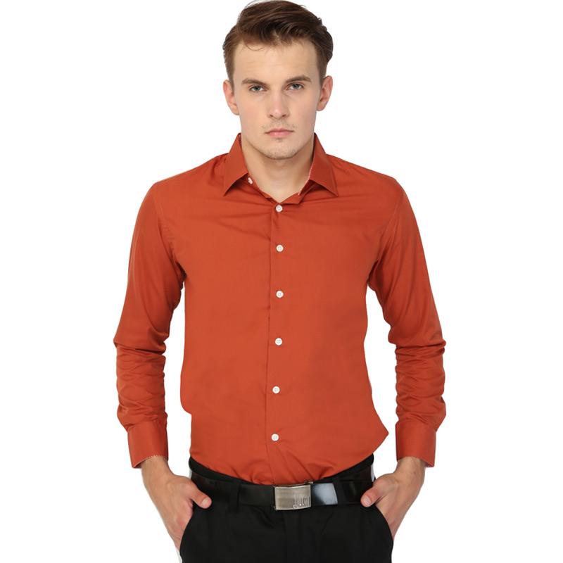 Promo Gudang Fashion Slim Fit Model Polos Kemeja Formal Lengan Panjang