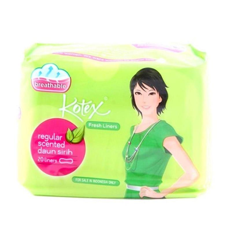 Jual Kotex Fresh Liners Regular Daun Sirih 20 Liners di Seller Alfamidi