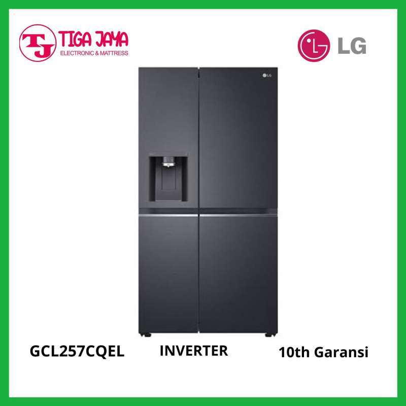 Jual Lg Gc-l257cqel Kulkas Lg Side By Side Gcl257cqel Dispenser Water ...