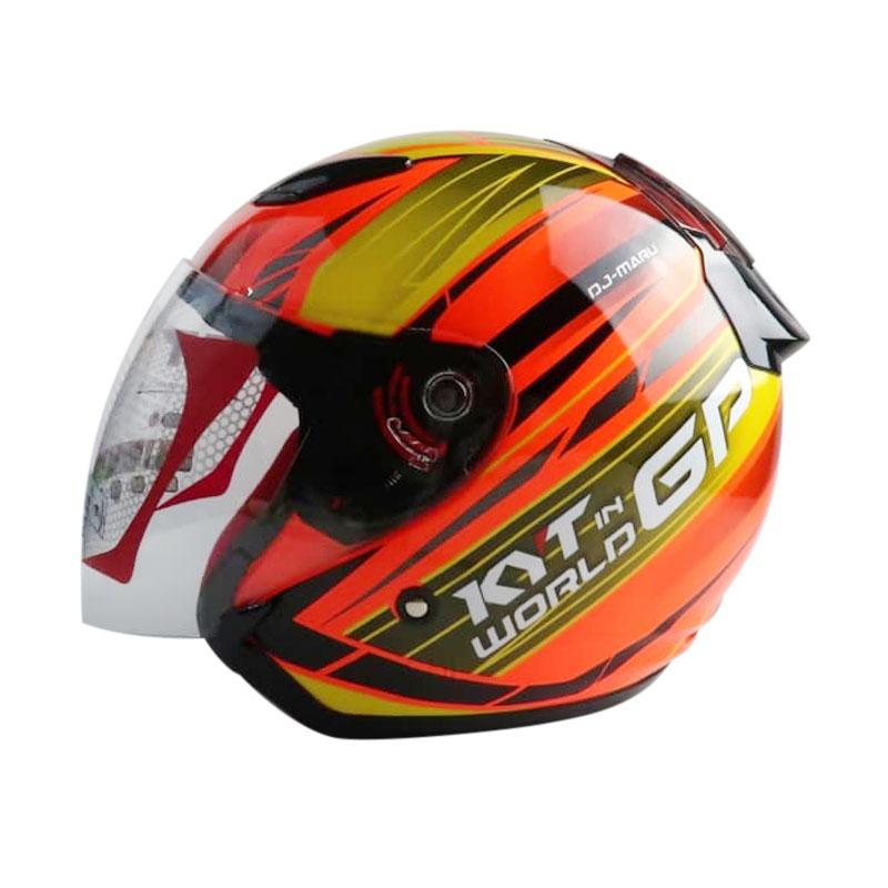 Jual KYT DJ Maru Gp World Helm Half Face di Seller Central Helm Kota