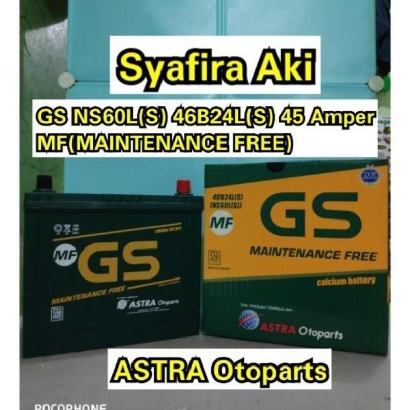 Jual Aki Mobil Toyota Yaris Gs Astra Mf Ns60ls Aki Kering Di Seller