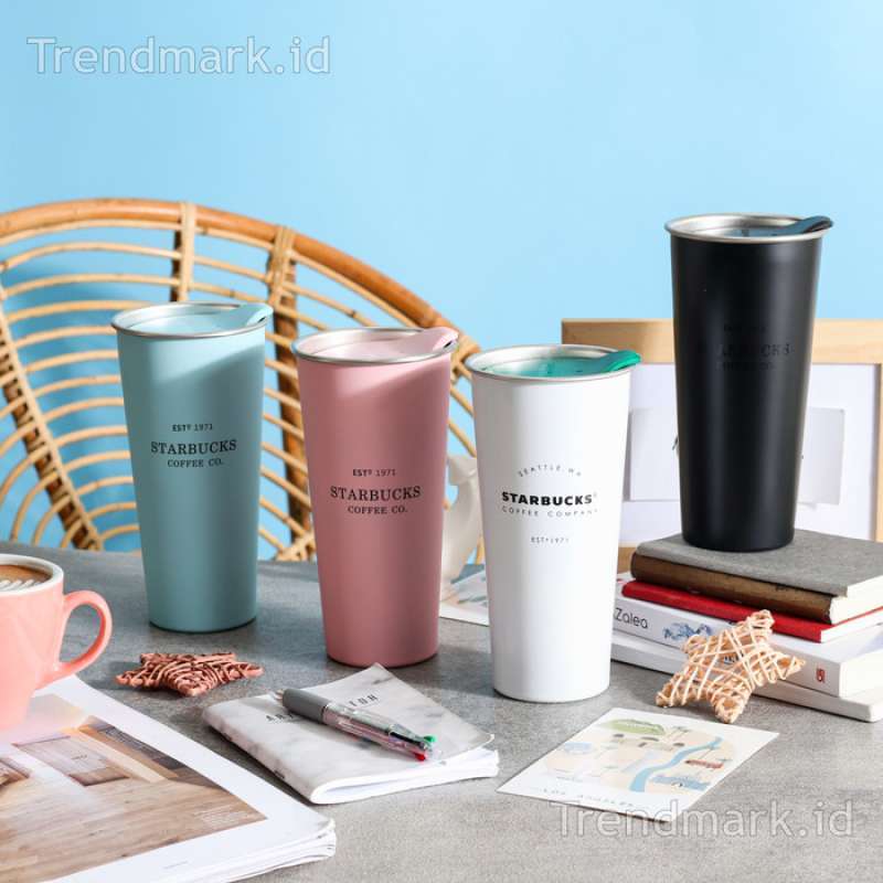 Jual Starbucks Tumbler Stainless Steel cup Putih di Seller mandiri