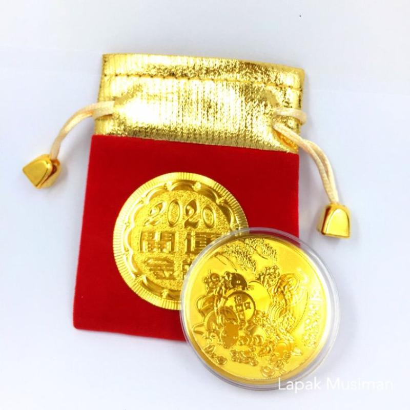 Koin Emas Imlek - Nusagates