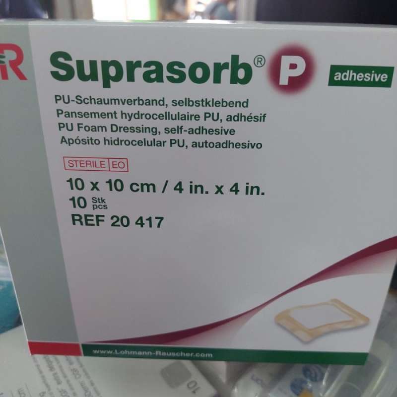 Promo Suprasorb P Foam Adhesive 10x10 ..Wound Dressing Untuk Luka