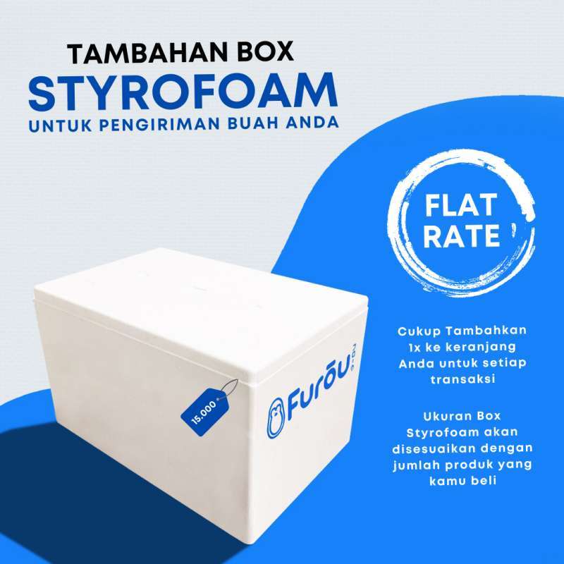 Jual Box Styrofoam Tambahan Kemasan Pengiriman Flat Rate All Size