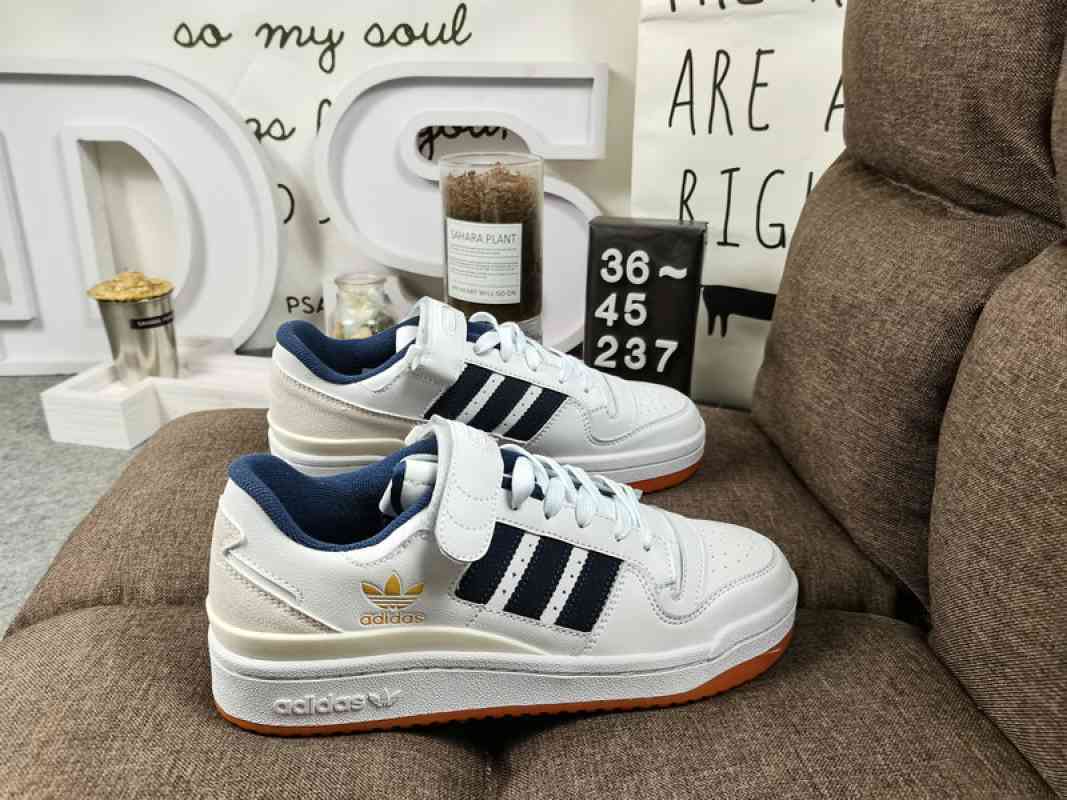 Jual ADIDAS FORUM MID LOW Men's Women's sneakers running shoes L1307