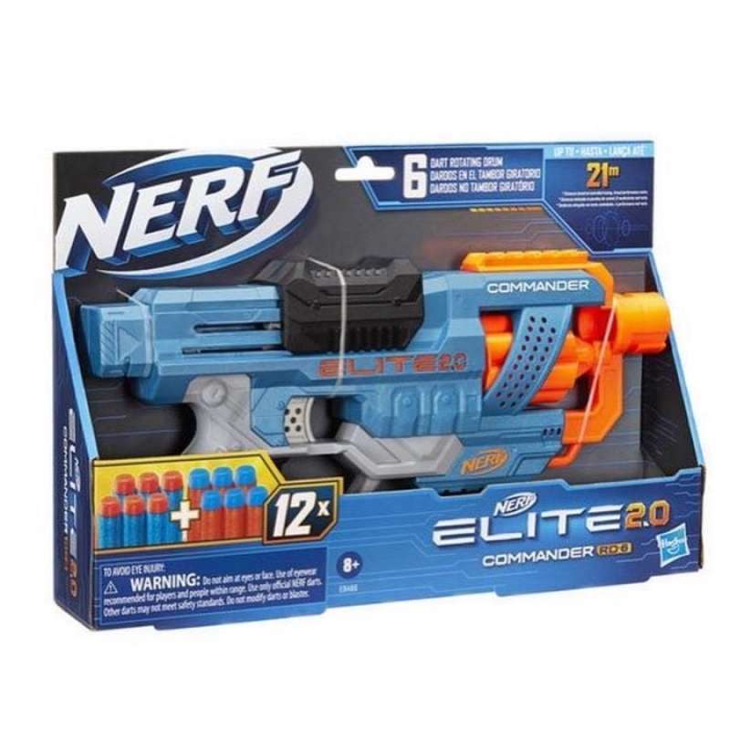 Jual nerf elite 2.0 commander rd 6 blaster di Seller Louellaa Shop