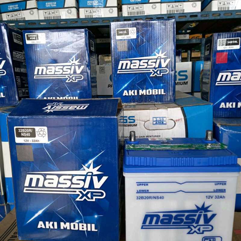 Jual Aki/Accu mobil massiv xp basah ns40 Avanza, terios, rush dll di