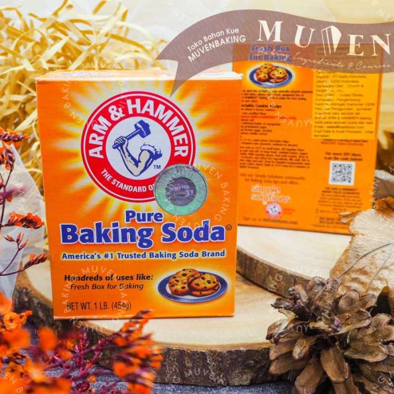 Jual OEM PURE BAKING SODA ARM & HAMMER 454 Gr / SODA KUE ARMS AND HAMMER di Seller Adila Store