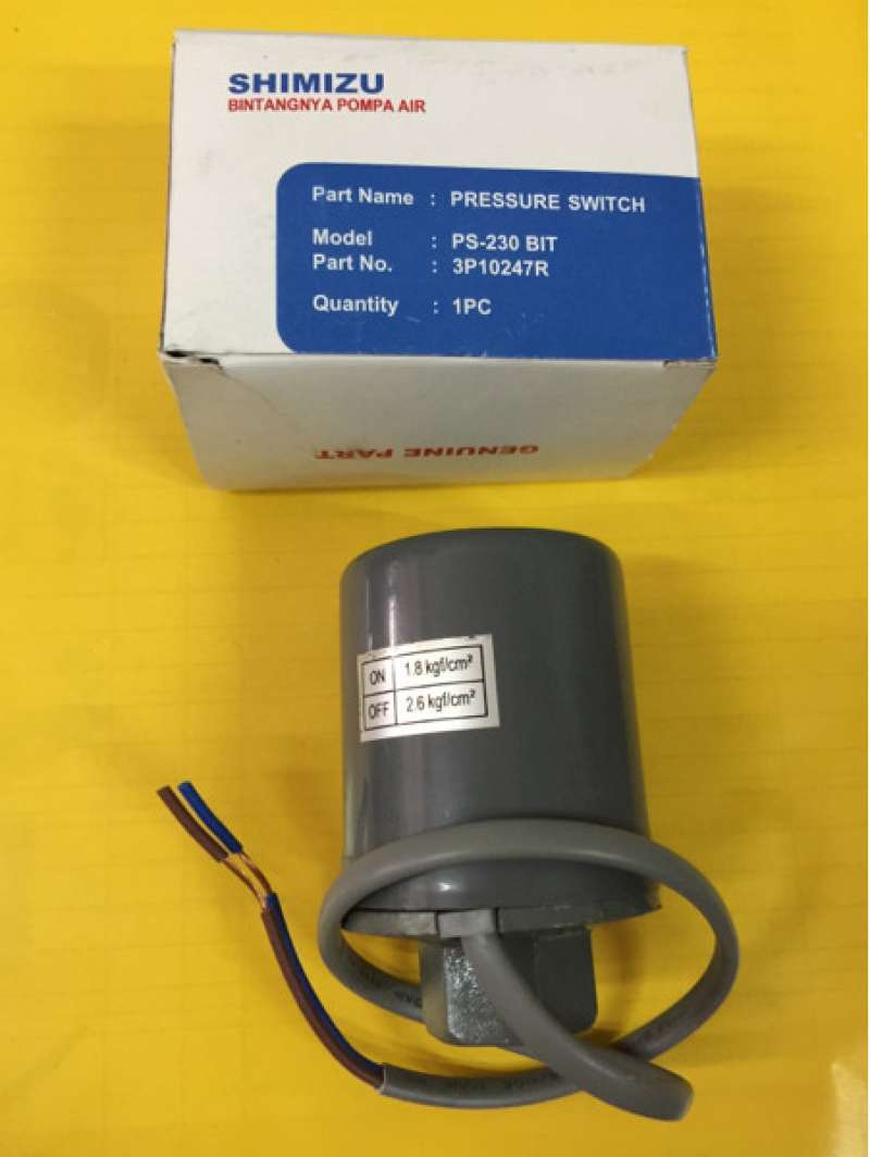Jual Pressure Switch / Automatic switch Shimizu PS 230 BIT di Seller