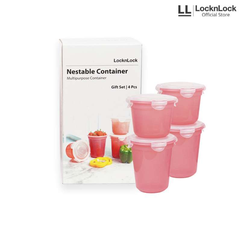 Jual Locknlock Round Food Container Set Hsm9140s4on Di Seller Locknlock Official Store