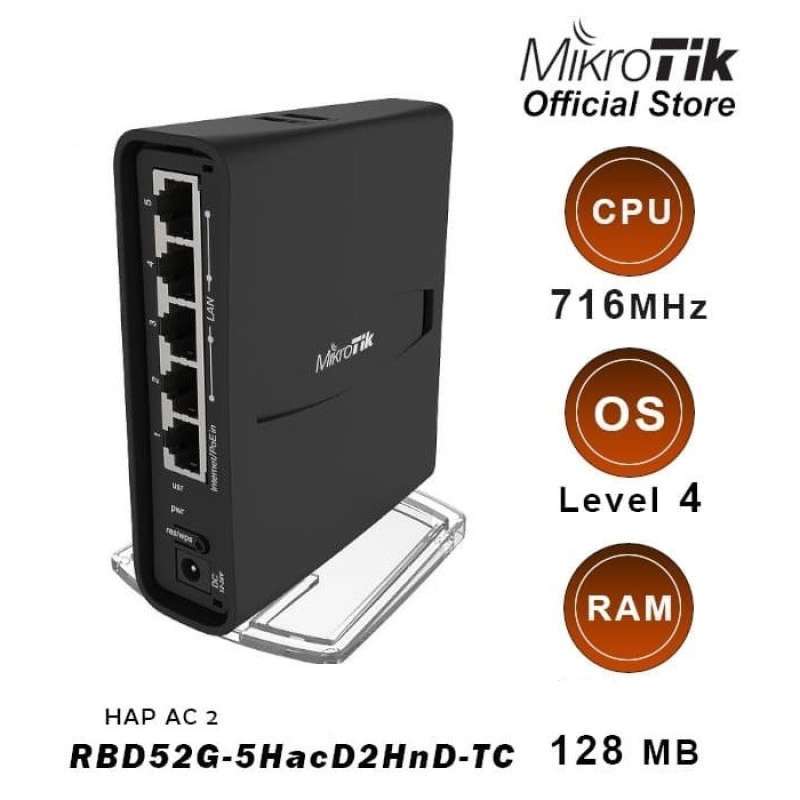 Jual Mikrotik Rbd52G-5Hacd2Hnd-Tc Hap-Ac2 Wireless Router Indoor Rbd52G ...