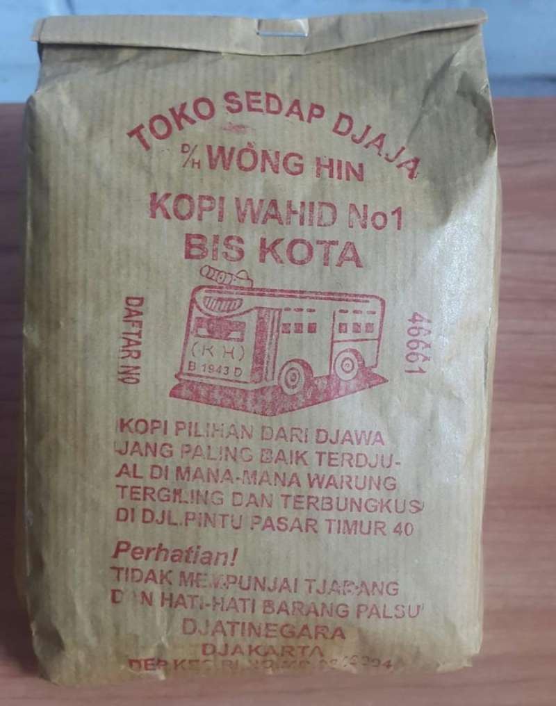 Kopi Cap Bis Kota (ROBUSTA) 250 Gr - Bubuk Halus