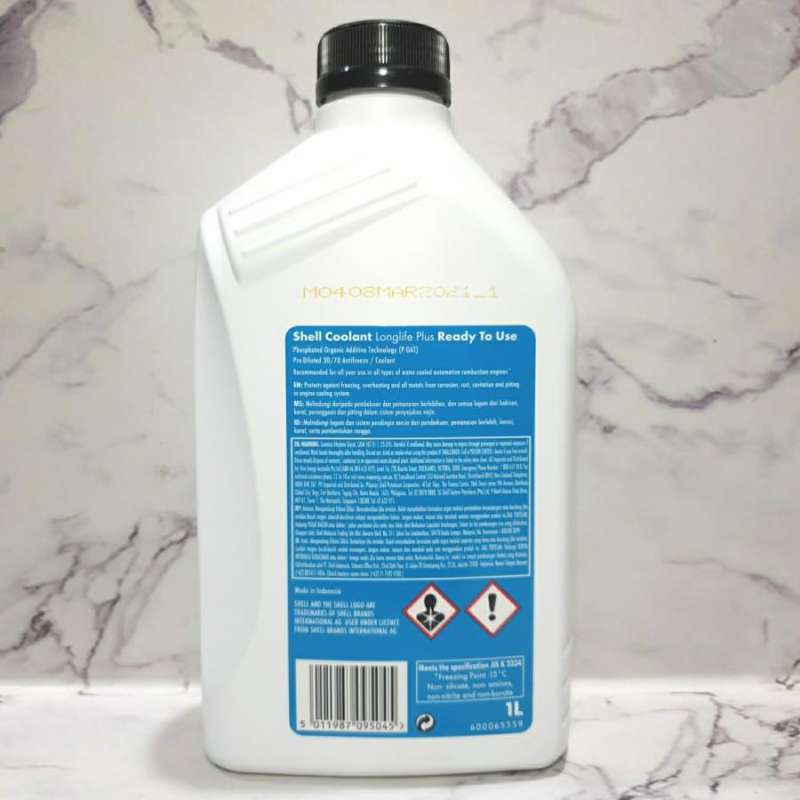 Jual Shell Coolant Longlife Plus Antifreeze Coolant 1 Liter (Hijau) di ...