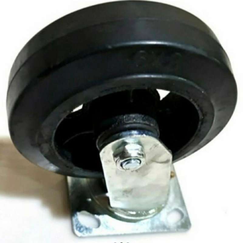 Jual Roda Trolley Karet Heavy Duty 6 inch Hidup di Seller Mahkota Roda ...