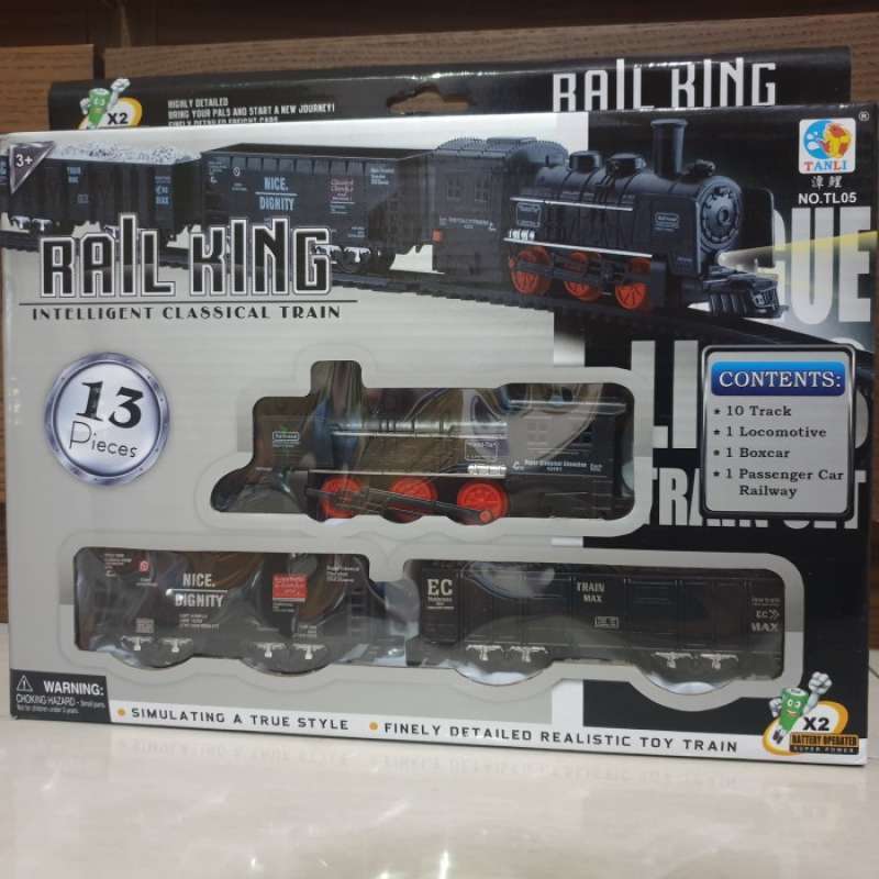 Promo mainan kereta classic train express train rail king kereta mainan ...