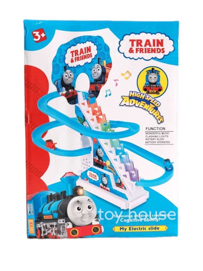Promo Mainan Anak Thomas Train Track Kereta Api Elektrik Slide High