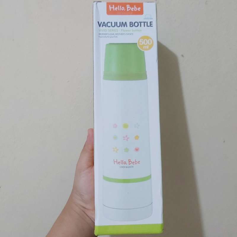 Jual Vacuum Bottle Lock And Lock 500 Ml Vivied Series Flower Button di