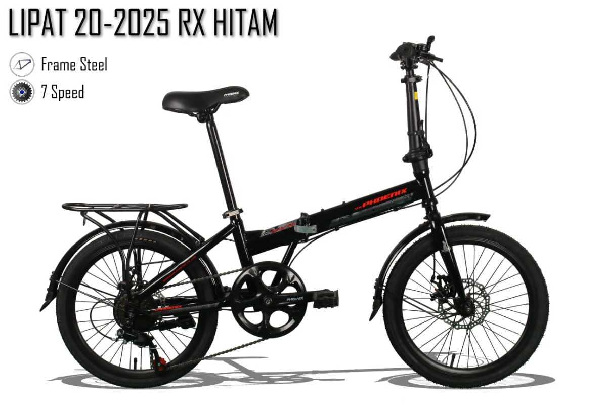 Promo Sepeda Lipat Phoenix 2025 RX 20 inch 7 Speed Diskon 3 di Seller