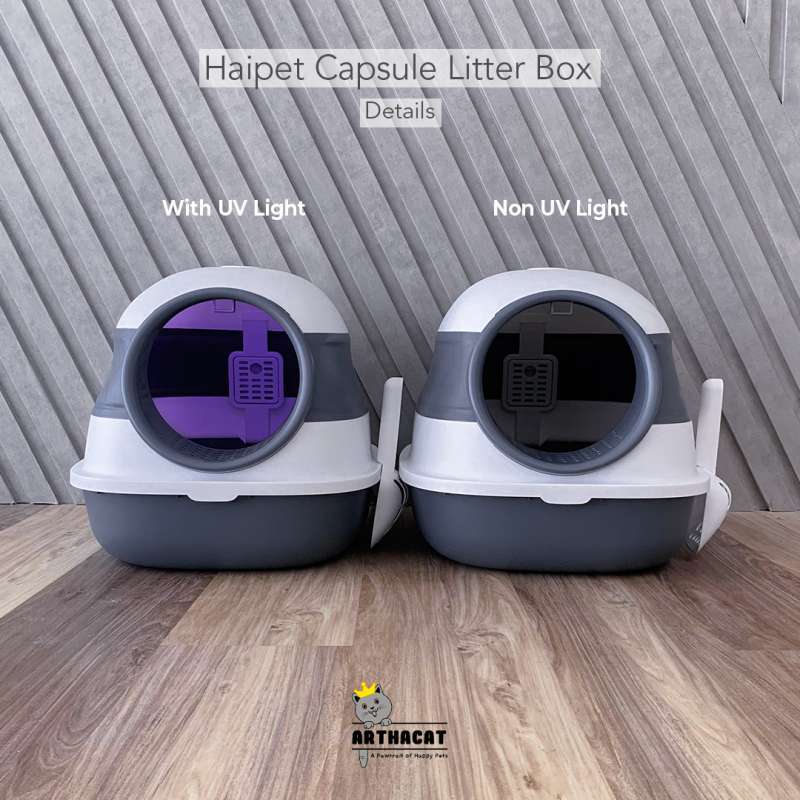 Promo Haipet Capsule Litterbox Tempat Bak Toilet Pasir Kucing