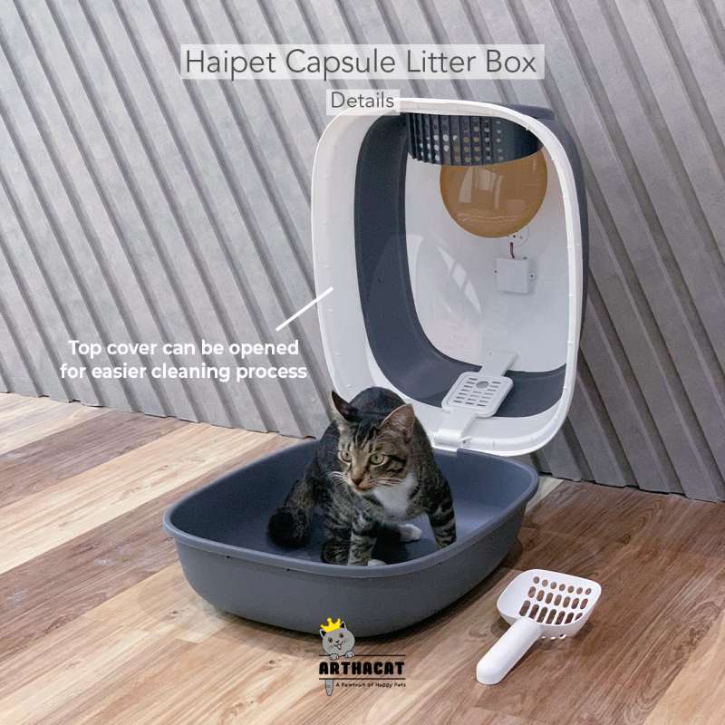 Promo Haipet Capsule Litterbox Tempat Bak Toilet Pasir Kucing