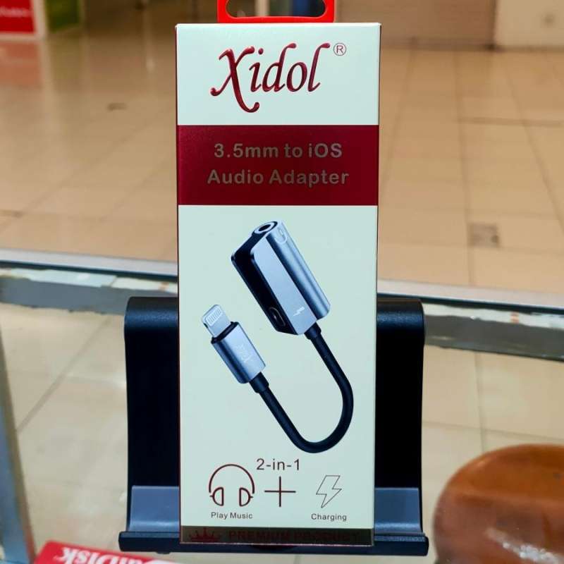Jual CONVERTER AUDIO TO IPHONE + CHARGER XIDOL di Seller CT COMM