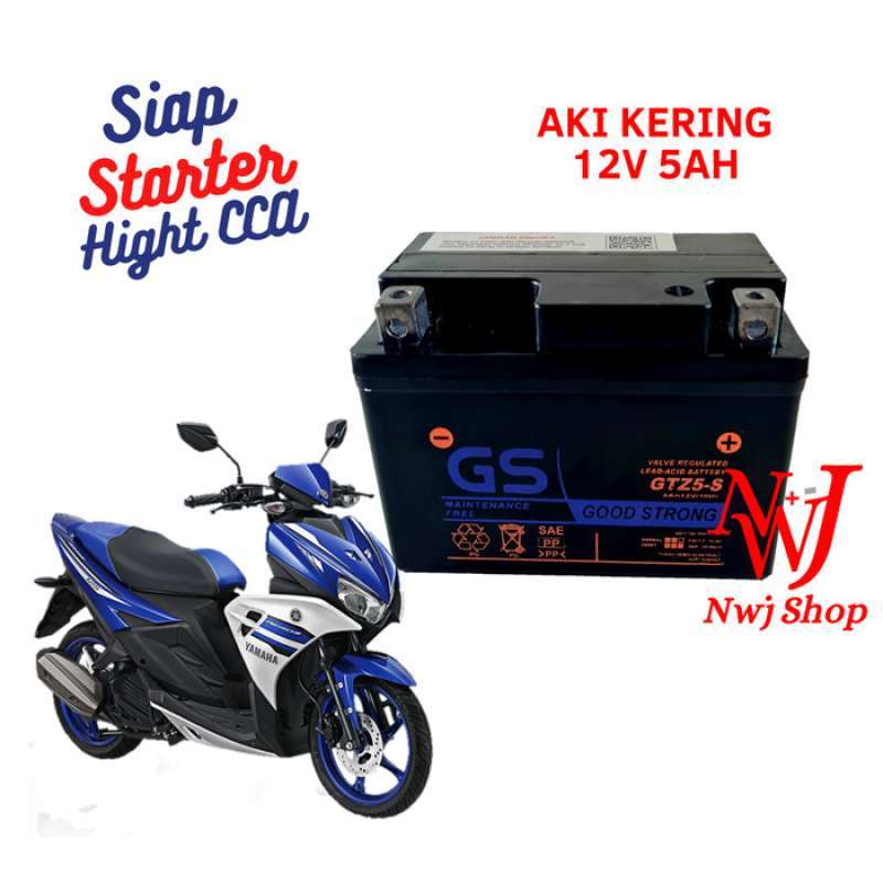 Jual Aki Motor Yamaha Aerox GTZ5S GS Y Accu Kering di Seller Alfa