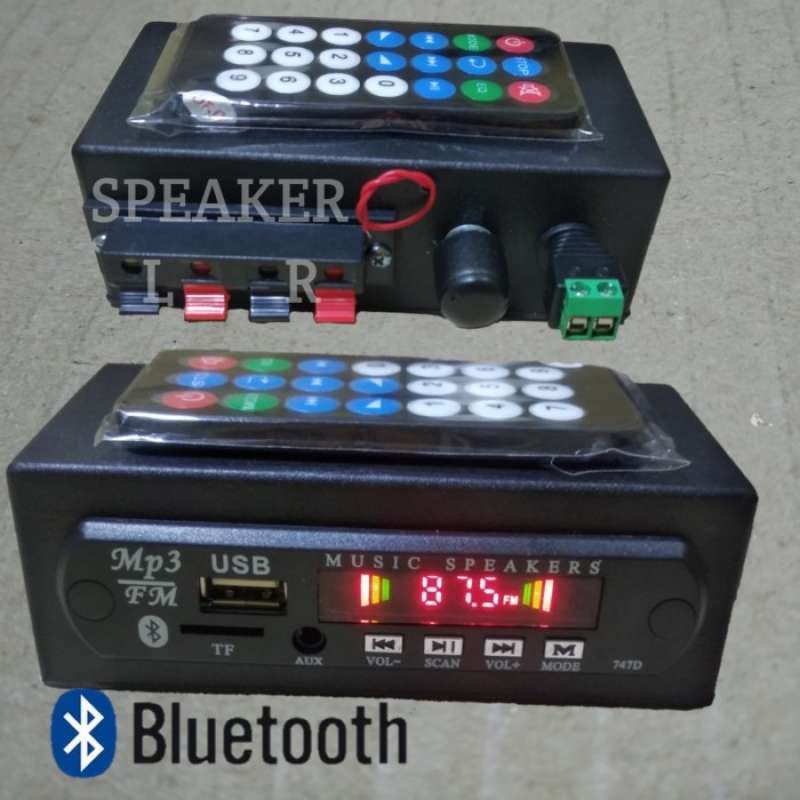 Jual POWER AMPLIFIER BLUETOOTH MP3 PLAYER FM USB AMPLI MINI 12 VOLT