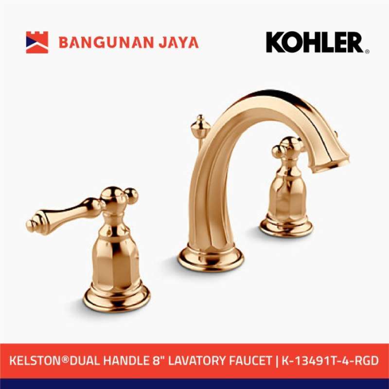 Promo Kohler Kelston 8 Widespread Lavatory Faucet | K-13491t-4-rgd ...