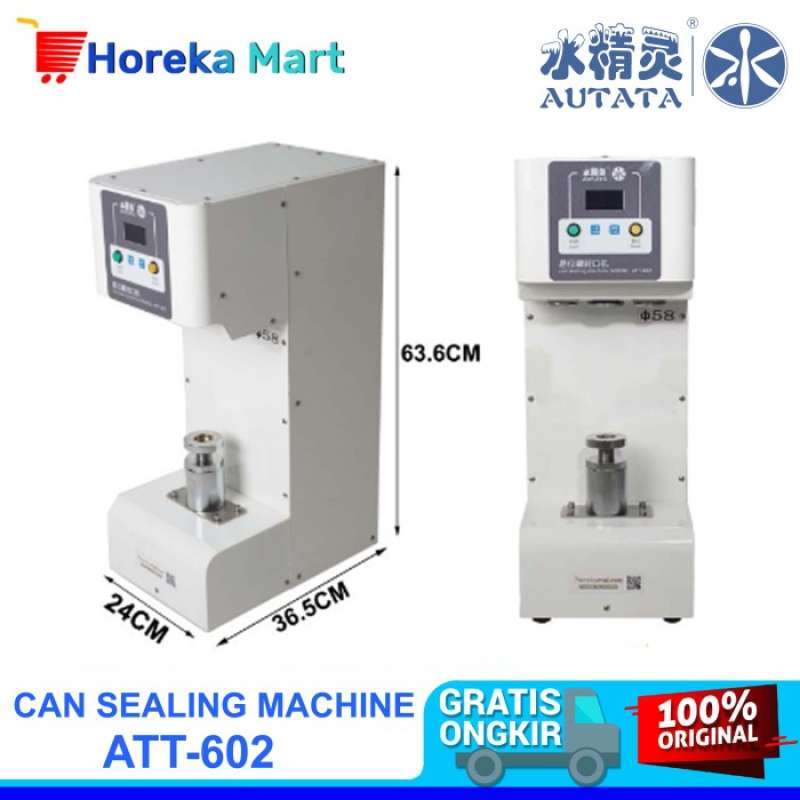 Promo Can Sealing Automatic | Mesin Seal Gelas Otomatis ATT-602 Autata ...