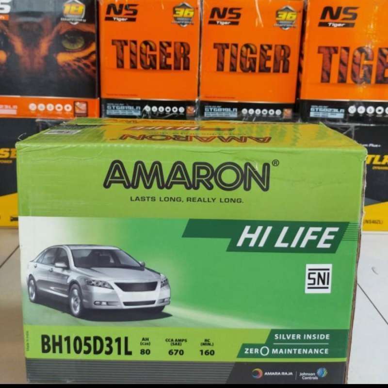 Jual Aki Pajero/ Aki Landcruiser/ Amaron Hilife 105d31l / Pengganti