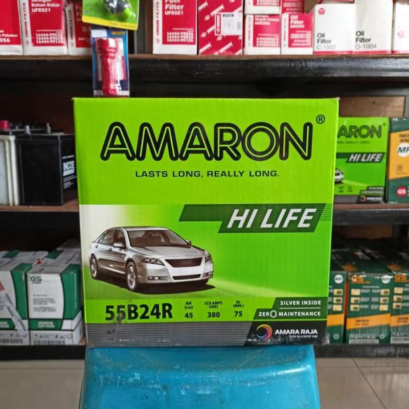 Jual Aki Terios/ Aki Rush/ Amaron Hilife NS60/ 55B24R/ Aki APV/ Aki