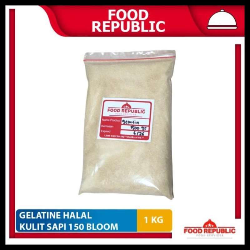 Jual STOCK TERBARU GELATINE BUBUK 1 KG HALAL GELATIN POWDER GELITA