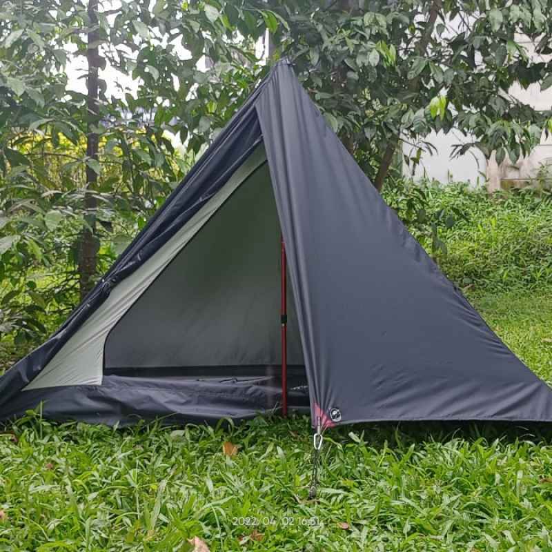Jual tarp tent ultralight 1p vertic 1p not kalahari blacksherpa