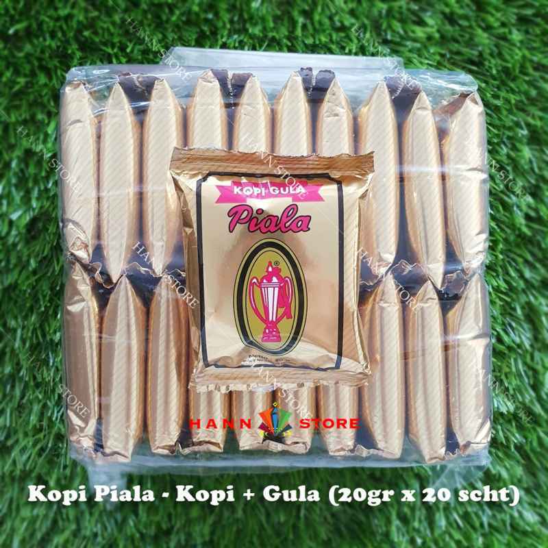 Promo KOPI CAP PIALA KOPI + GULA ISI 20 SACHET x 20 GRAM KOPI KHAS