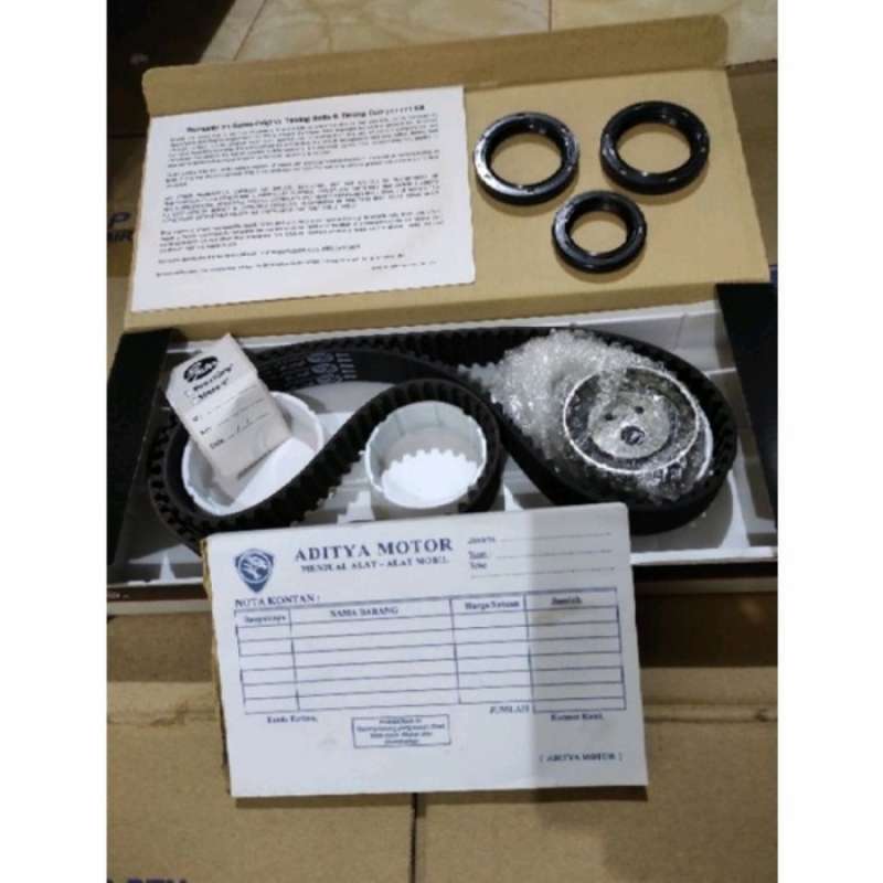 Jual paket timing belt set proton gen2 gen 2 persona ORIGINAL GATES