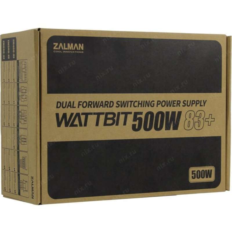 Jual Zalman Wattbit Zm500-xe 500watt 83+ Plus Psu Power Supply Unit Psu ...