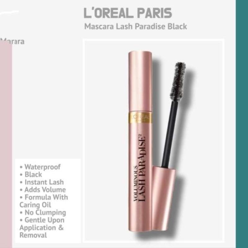 Jual L'Oreal Paris Mascara Waterproof Voluminous Lash Paradise Black di