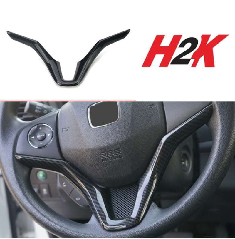 Jual Cover Panel Sterring Wheel Carbon Honda Jazz GK5 HRV di Seller Hex