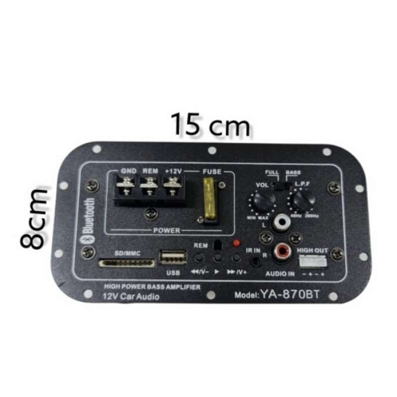 Promo Power Kit Subwoofer Aktif Bluetooth USB SD Khusus Sub 12ins