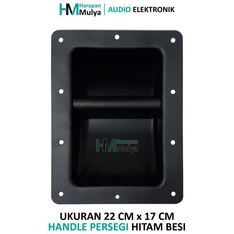 Jual Handle Hitam Persegi Besi / Handel Pegangan Hardcase Box Speaker