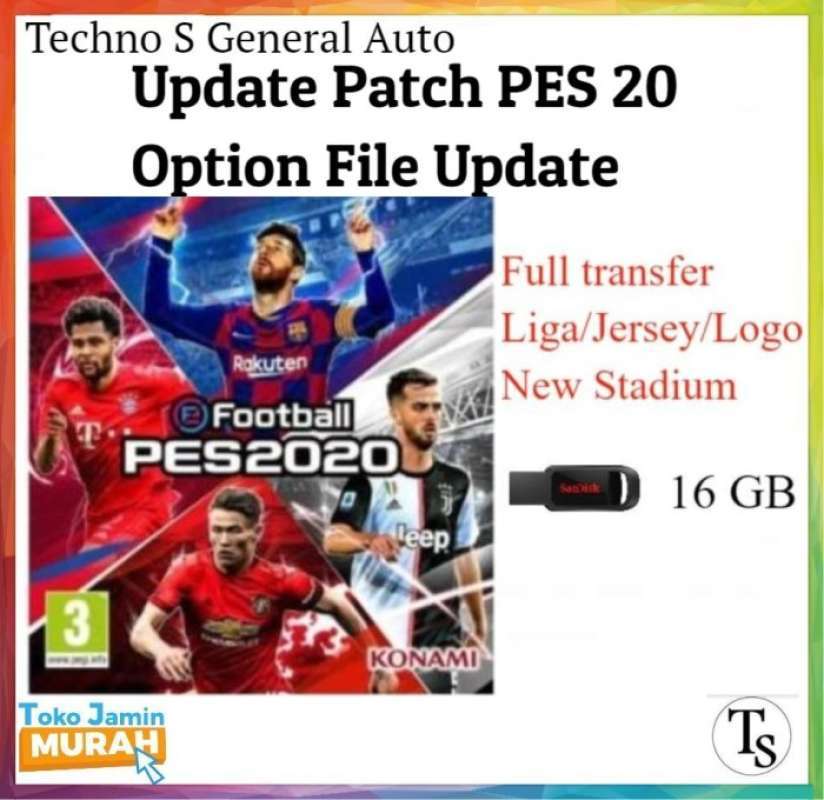 Promo Patch Full Update PES 20 PS4 Option File PES 2020 WE 2020 PS