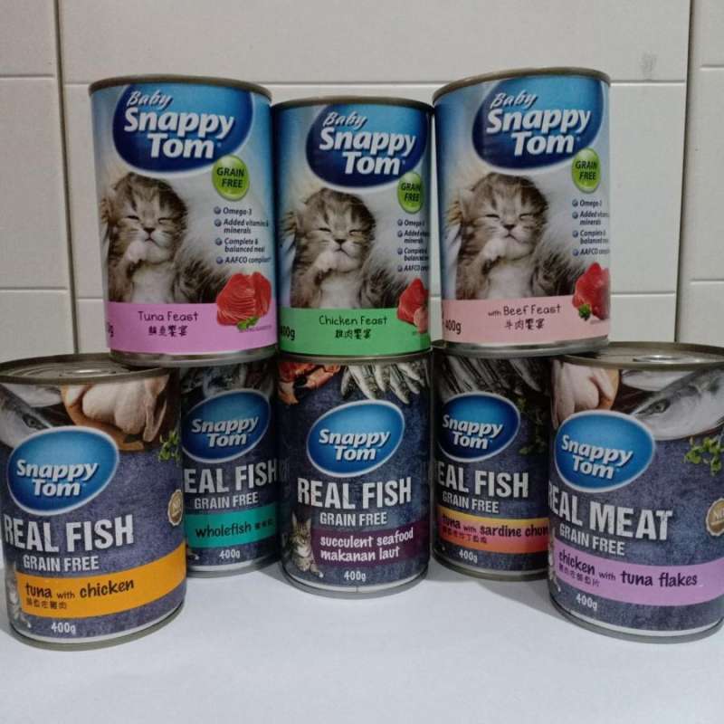 Jual Snappy Tom 400gr Makanan Kaleng Kucing Anakan Dewasa Di Seller Dtl ...