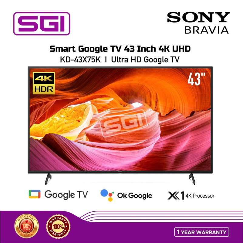 Jual Sony 43 Inch LED TV KD-43X75K di Seller sgi store - sgi store | Blibli