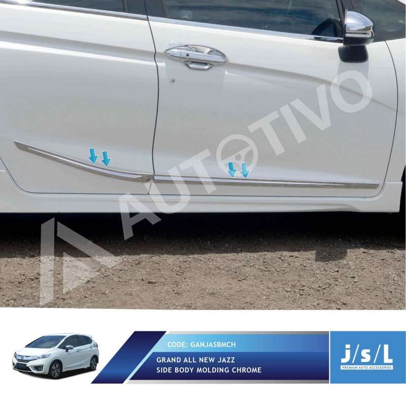 Jual JSL List Pintu Samping Grand All New Jazz Side Body Molding di