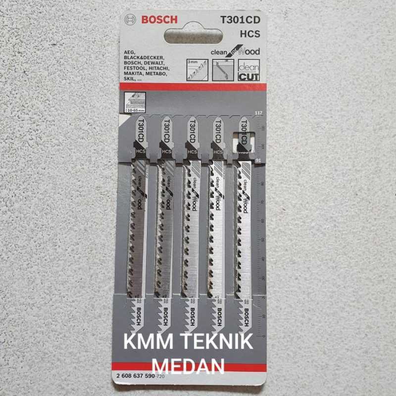 Jual MATA JIGSAW BOSCH T301CD PISAU POTONG TRIPLEK BOSCH MAKITA MAKTEC