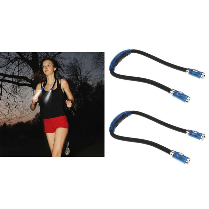 Jual 2x Wearable Reading Light Handsfree Led Neck Book Reading Lamp