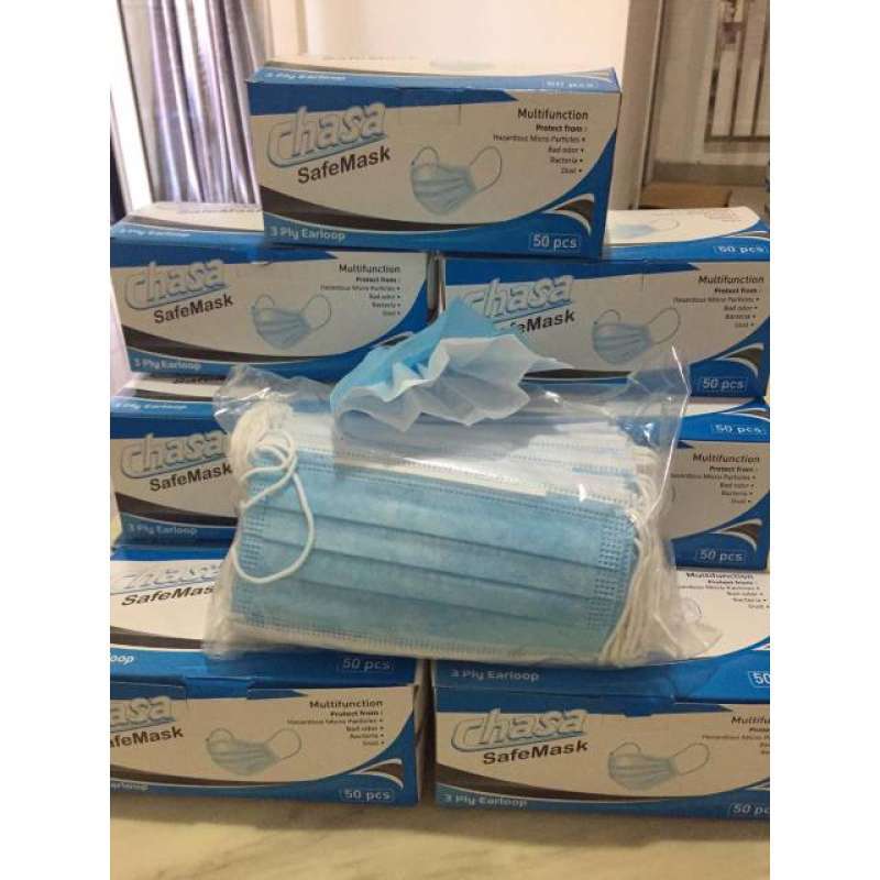 Jual masker medis 50pcs 3ply murah Online Februari 2021