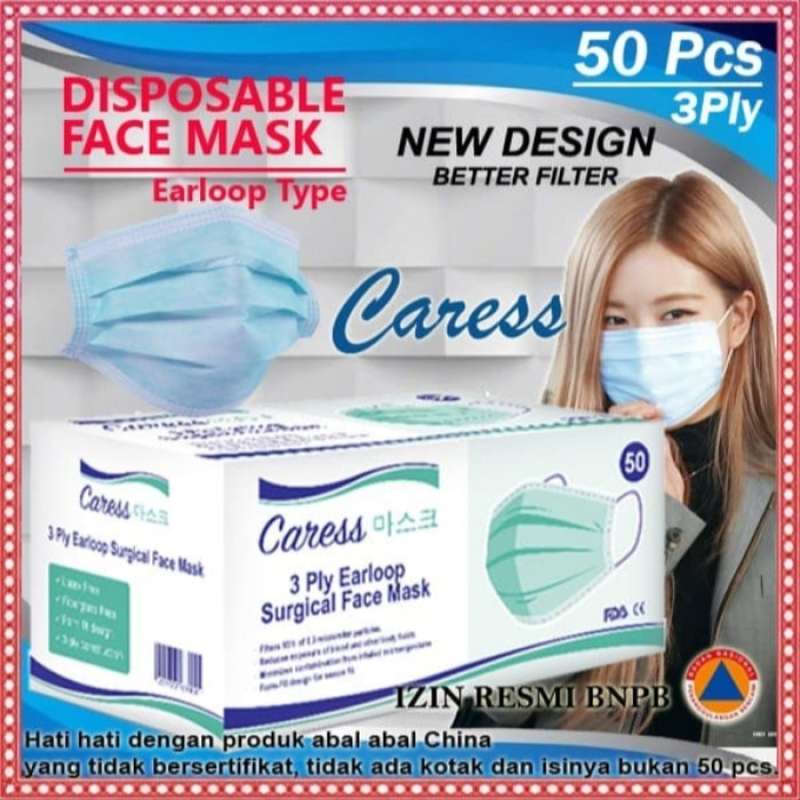 Jual masker  medis  50pcs 3ply murah Online Februari 2022 