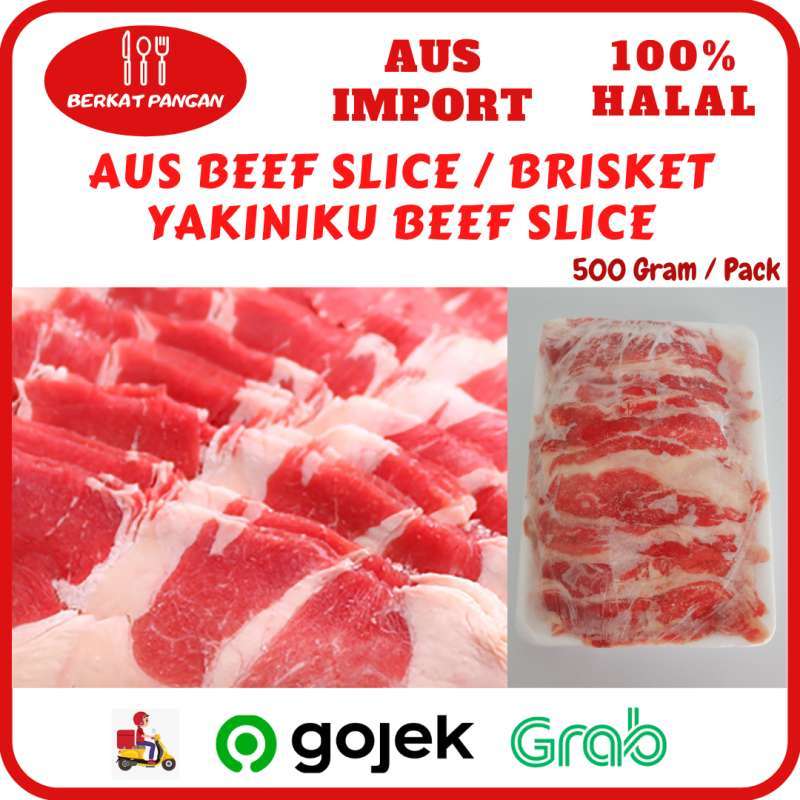 Jual AUS Beef Slice / Brisket Yakiniku Slice di Seller hellofood88